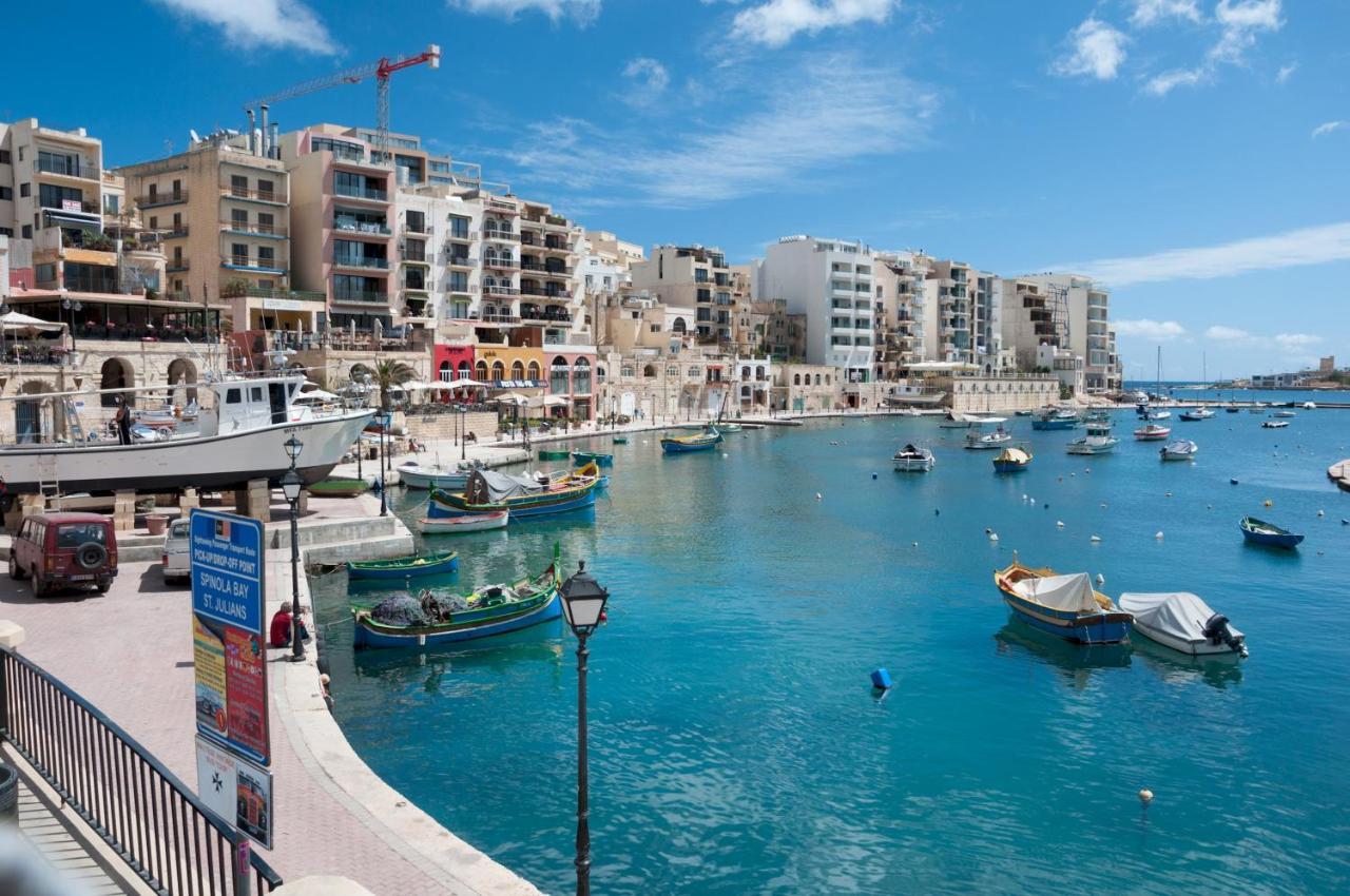 Saint Julian'sSplendid Seaside Retreat On Spinola Bayアパートメント エクステリア 写真