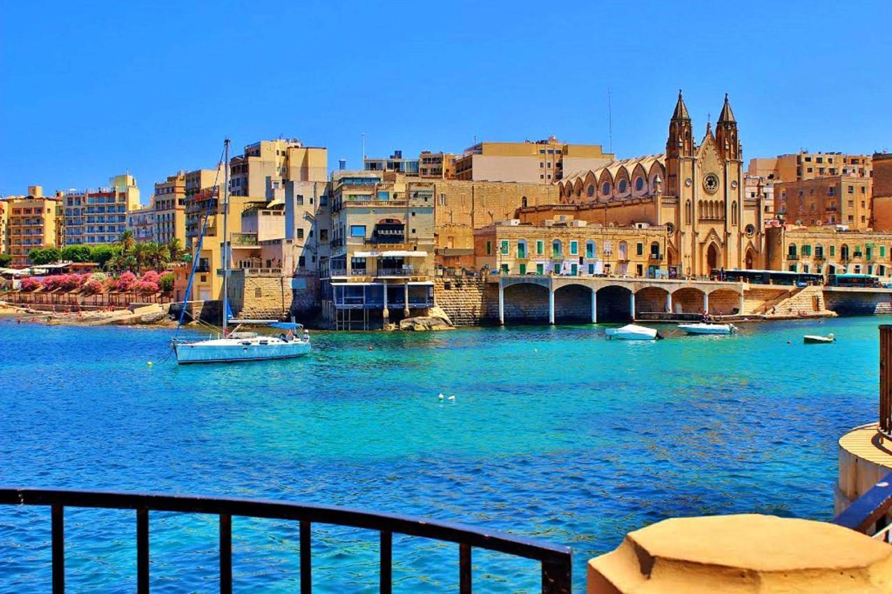 Saint Julian'sSplendid Seaside Retreat On Spinola Bayアパートメント エクステリア 写真